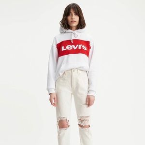 501® Original Cropped Jeans White